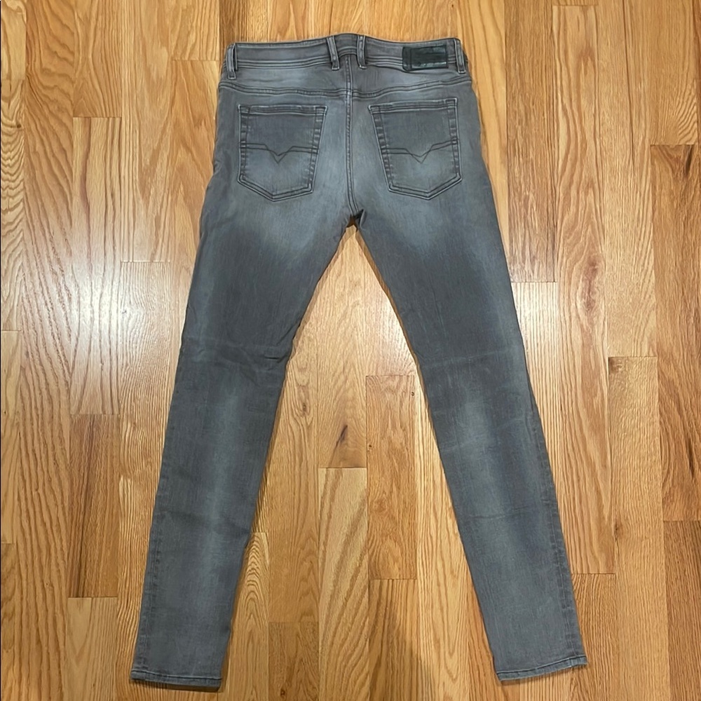 Men's Grey Diesel Jeans - Picture 3 of 4